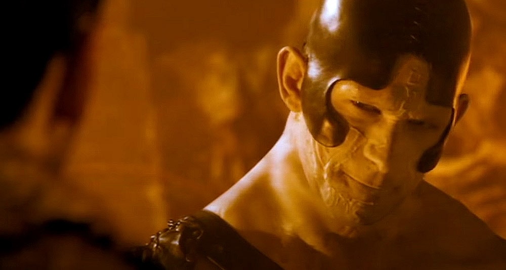 The Guardian confronts Duncan in Highlander - The Source