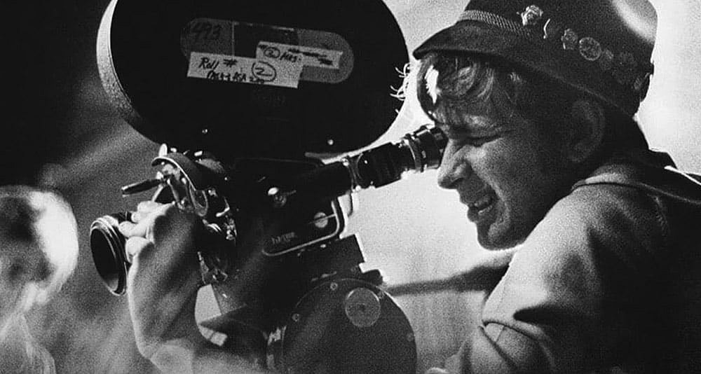 Steven Spielberg directing