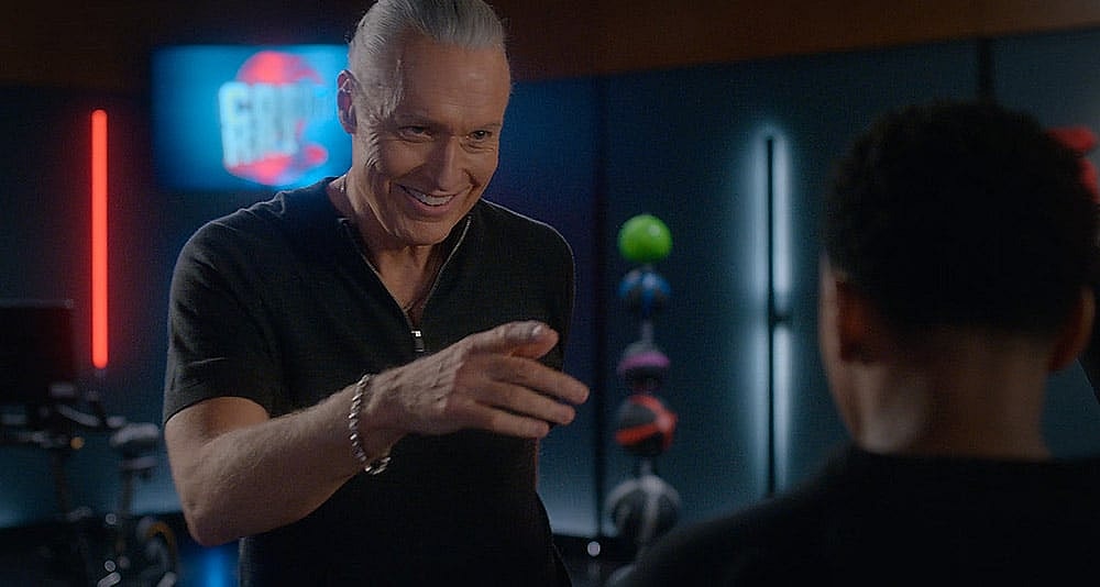 Terry Silver teaches Kenny a lethal technique in Cobra Kai, season 5