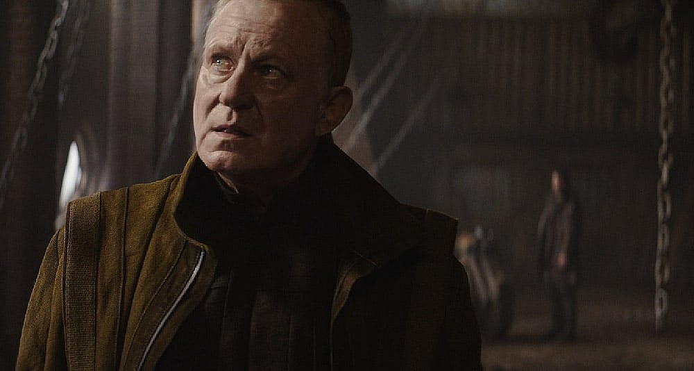 Rael meets with Cassian in Star Wars: Andor, Disney+