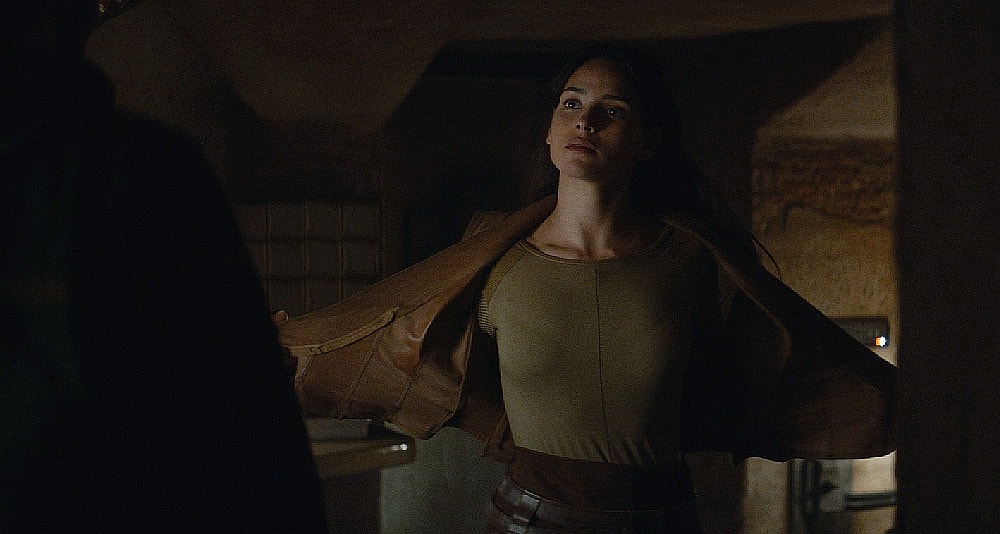 Bix seduces her boyfriend in Star Wars: Andor, Disney+