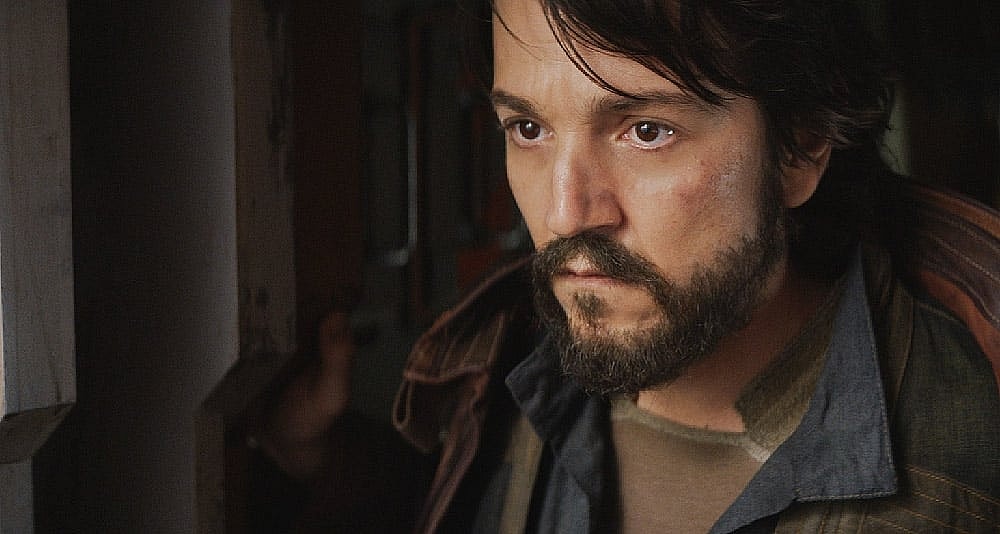 Cassian looking out a viewport in Star Wars: Andor, Disney+