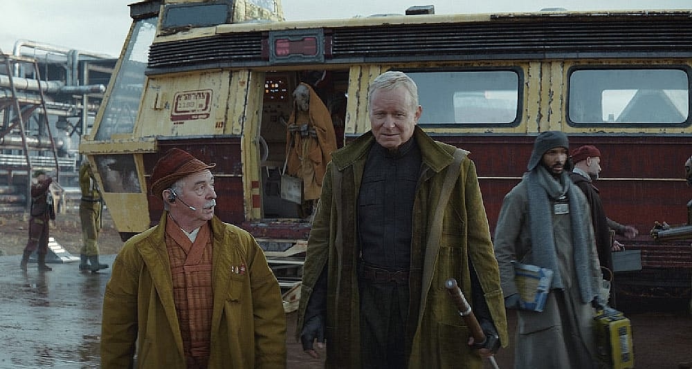 Rael arrives to meet with Cassian in Star Wars: Andor, Disney+