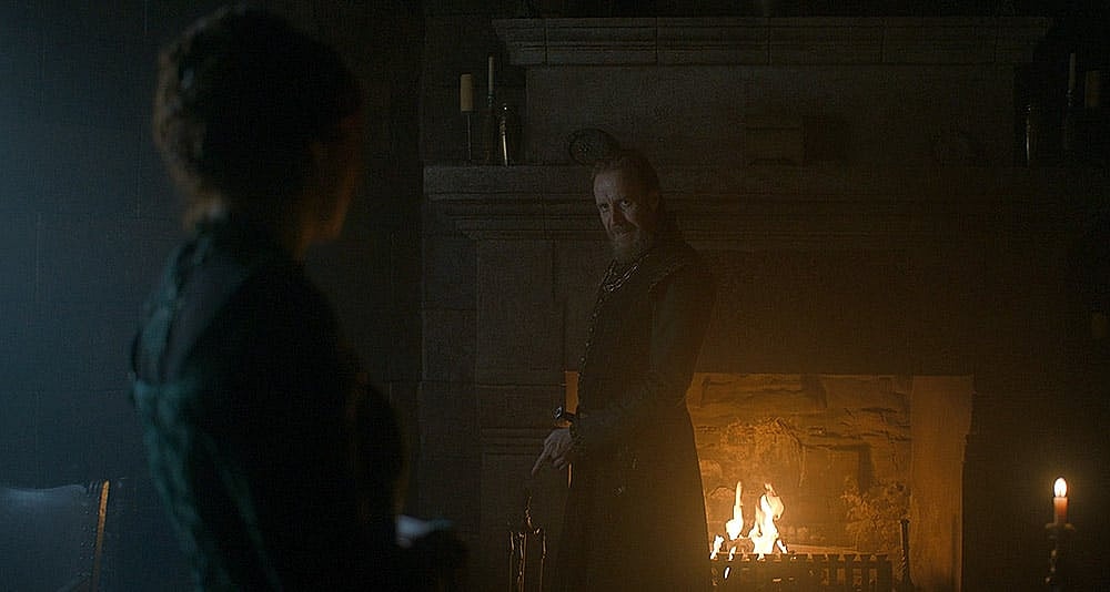 Otto Hightower and Queen Alicent argue in House of the Dragon, HBO