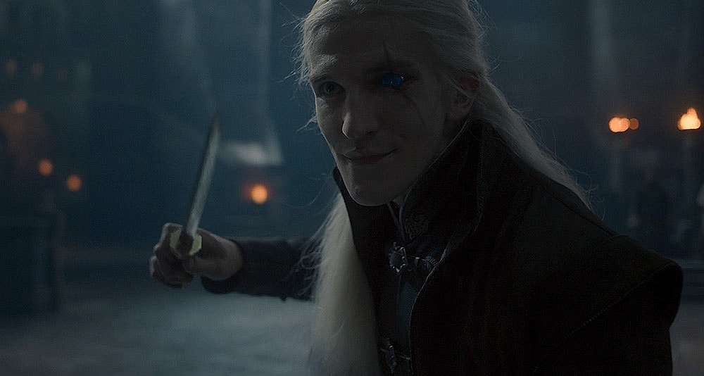 Aemond threatens Lucerys in 'House of the Dragon,' HBO