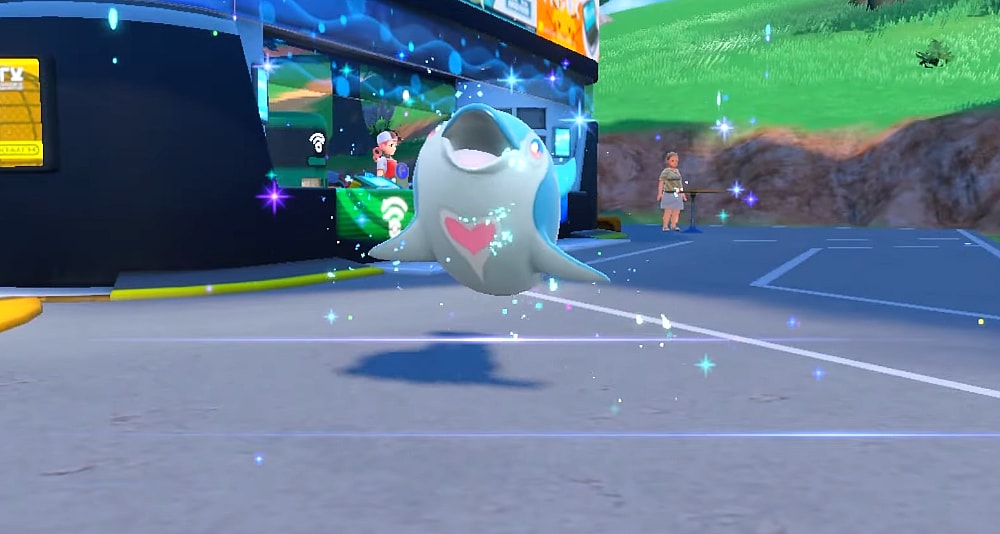 Finizen evolves into Palafin via Pokémon Scarlet & Violet (2022), Nintendo