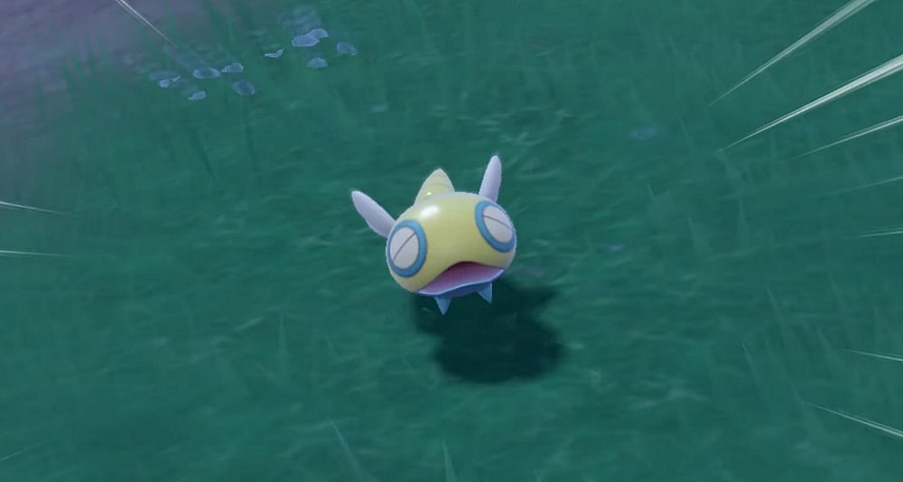 A wild Dunsparce cries out as battle begins via Pokémon Scarlet & Violet (2022), Nintendo