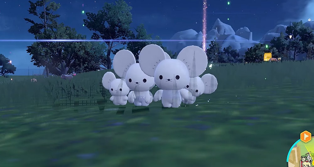 Tandemaus has evolved into Maushold via Pokémon Scarlet & Violet (2022), Nintendo