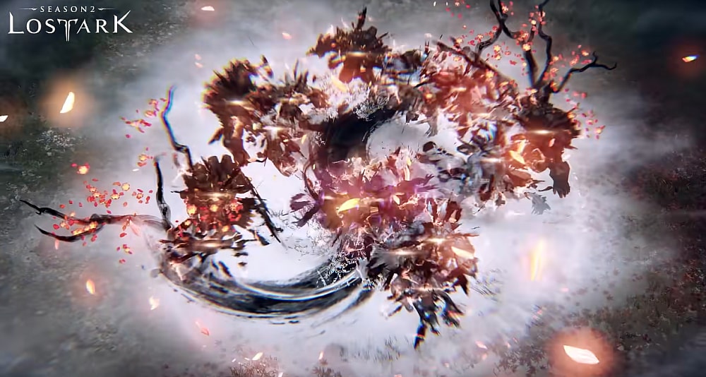 An Artist uses her Awakening Skill to devastate foes via Lost Ark (2019), Amazon Games