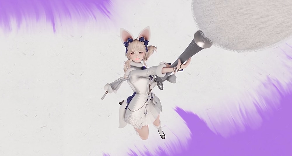 An Artist paints the screen via Lost Ark (2019), Amazon Games