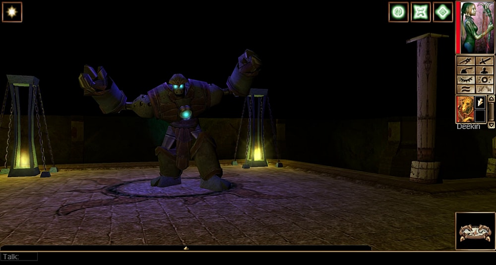 A golem whirs into life via Neverwinter Nights: Enhanced Edition (2019), Beamdog