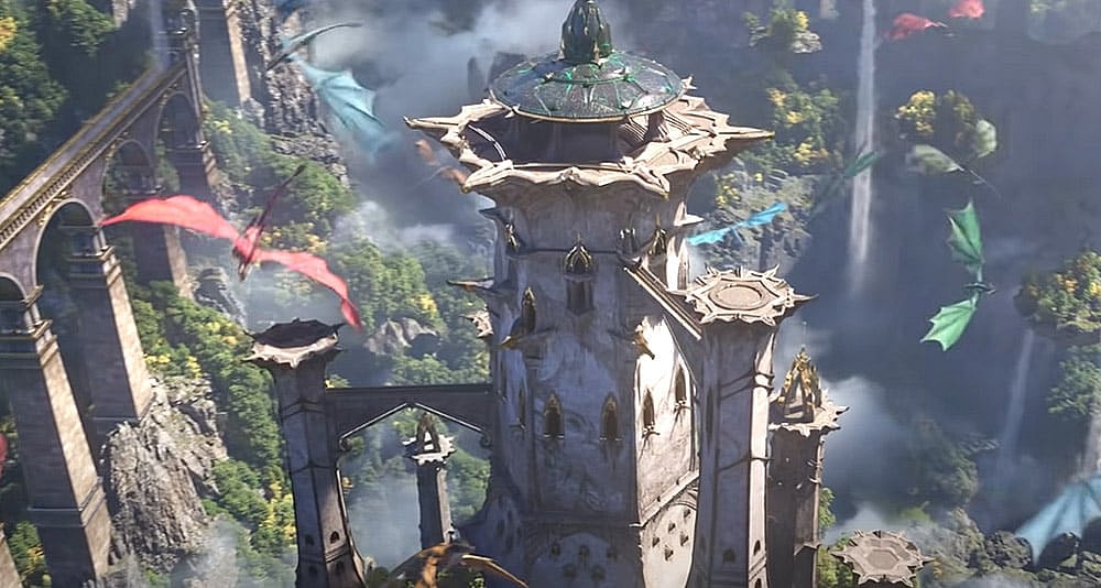 A cinematic from Activision Blizzard's 'World of Warcraft: Dragonflight' trailer