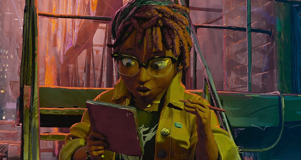 April O'Neil (Ayo Edebiri) attempts to make sense of her new friends' biology in the first trailer for Teenage Mutant Ninja Turtles: Mutant Mayhem (2023), Paramount Pictures