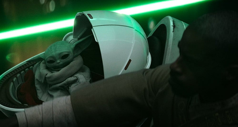Grogu escapes Order 66 in 'The Mandalorian' (2023), Disney+
