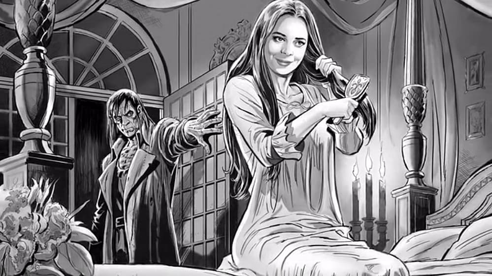 Creature finds the bride-Karloff's Frankenstein