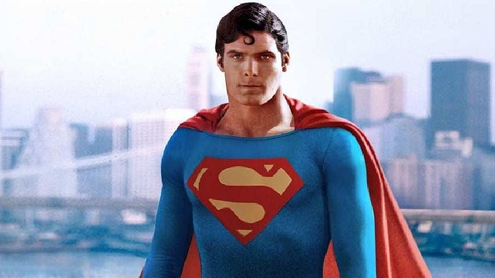 Christopher Reeve in "Superman" - dir. Richard Donner - Warner Bros.
