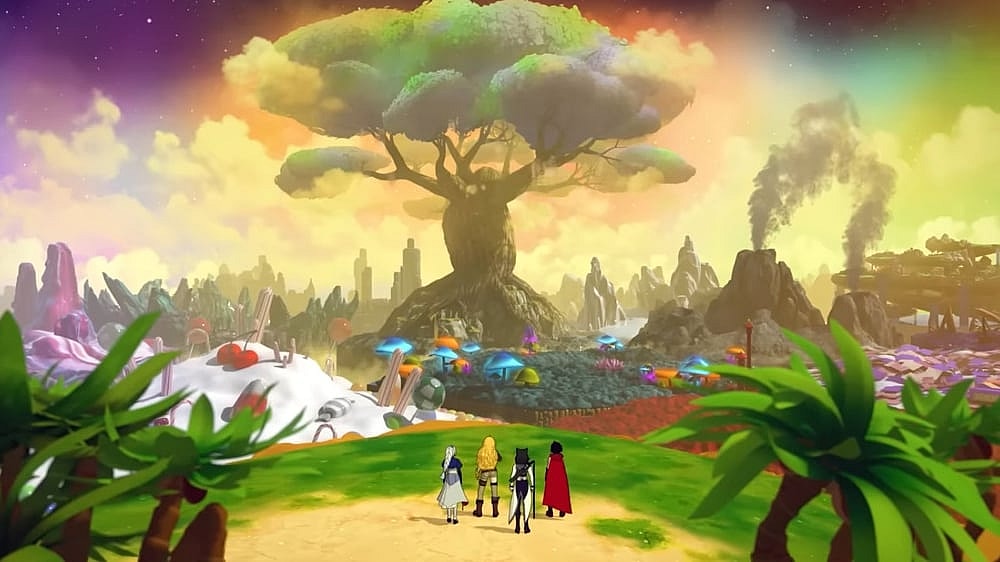 Ruby, Weiss, Blake, Yang