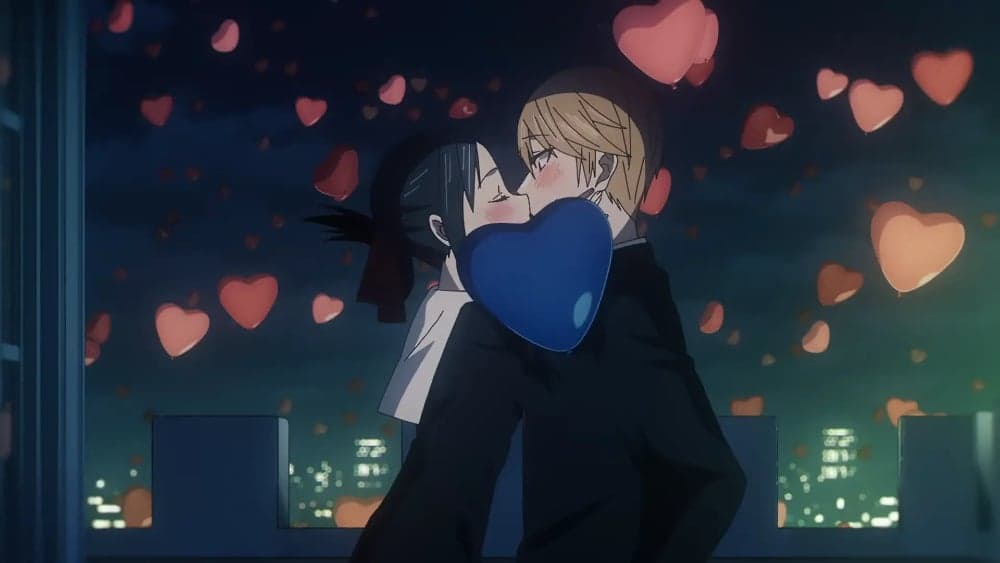 Miyuki Kaguya kiss