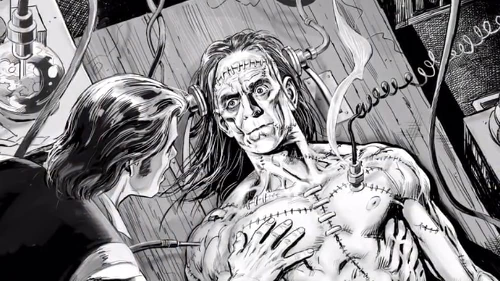 Frankenstein Monster Awakes
