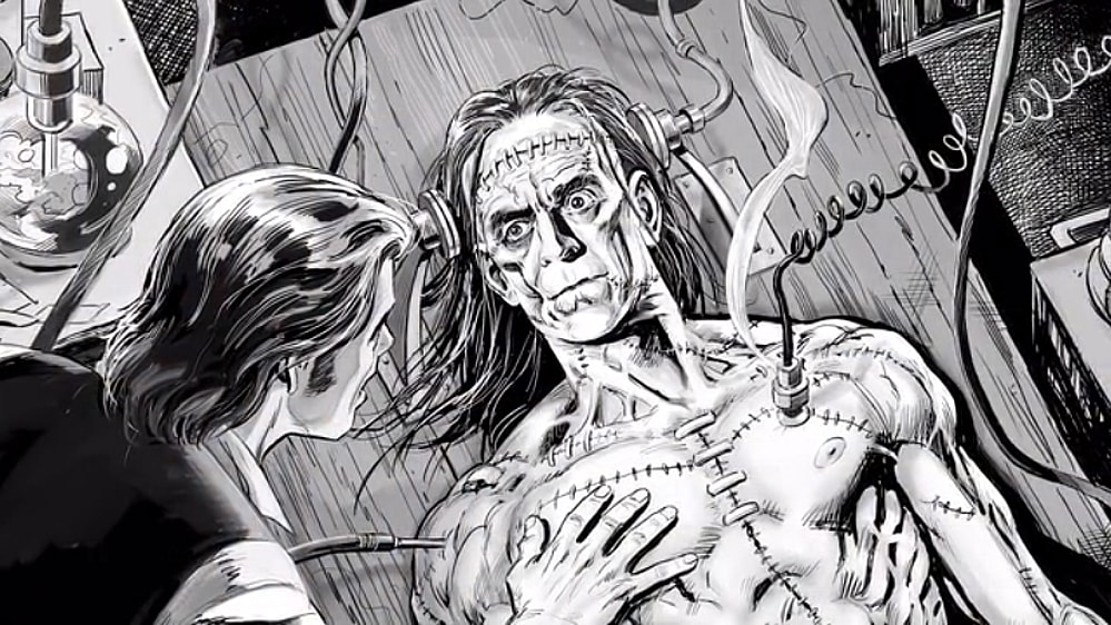 Frankenstein Monster Awakes