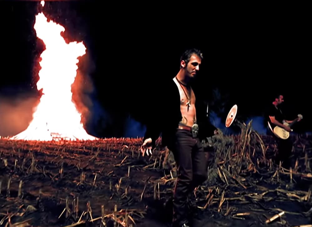 dances around the fire