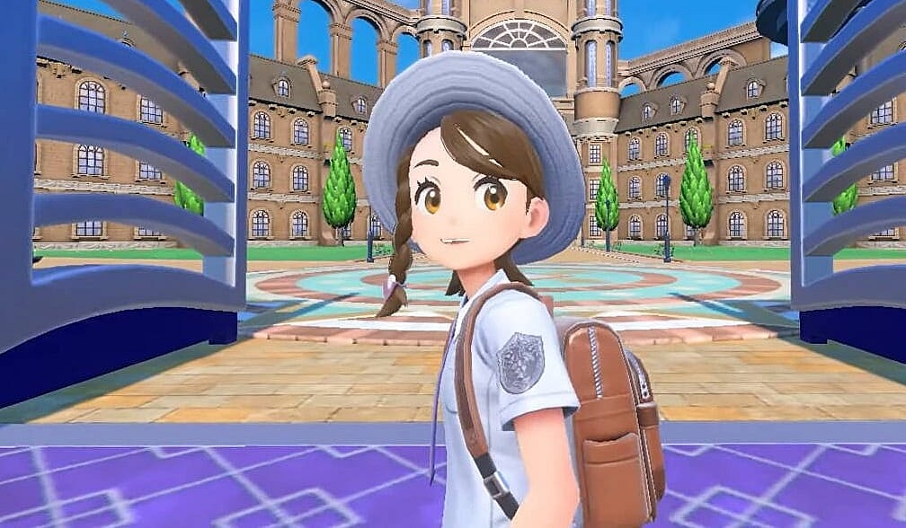 The trainer takes in her surroundings in Pokémon Scarlet and Violet (2022), Nintendo, The Pokémon Company