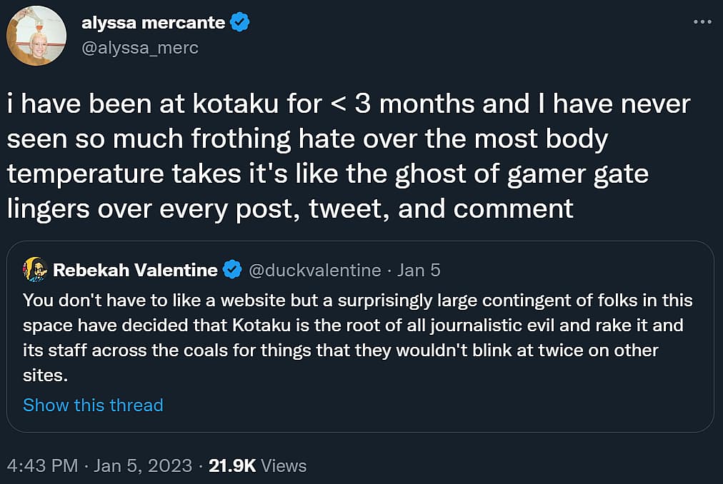 Rebekah Valentine and Alyssa Mercante object to MAGFest's Kotaku joke via Twitter