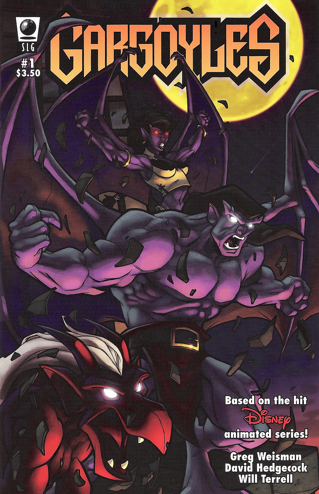 The Manhattan Clan returns on Greg Guler's cover to Gargoyles Vol. 2 #1 "Nightwatch" (2006), Slave Labor Graphics