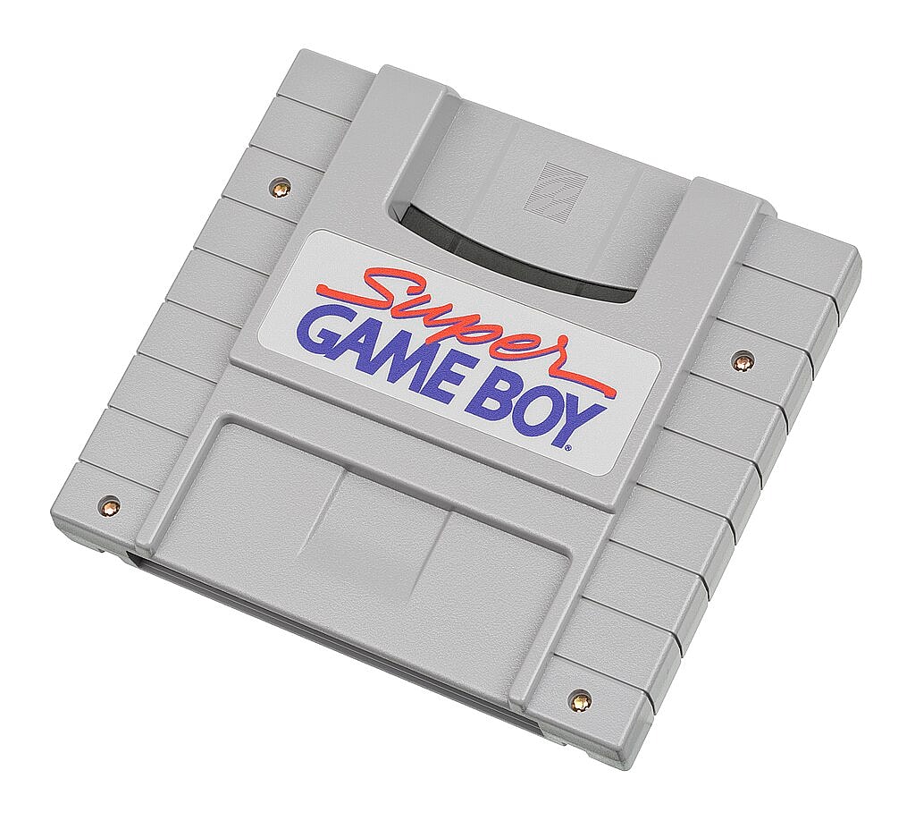 Nintendo's Super Gameboy cartridge. Via Evan Amos, Wikipedia.