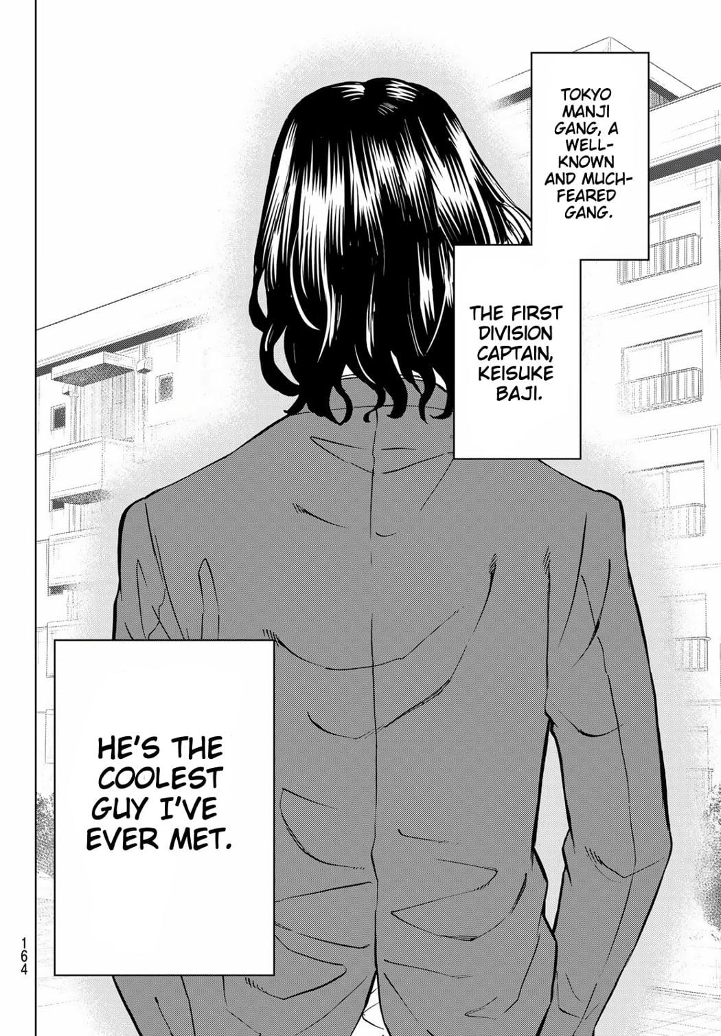 Keisuke Baji back turned
