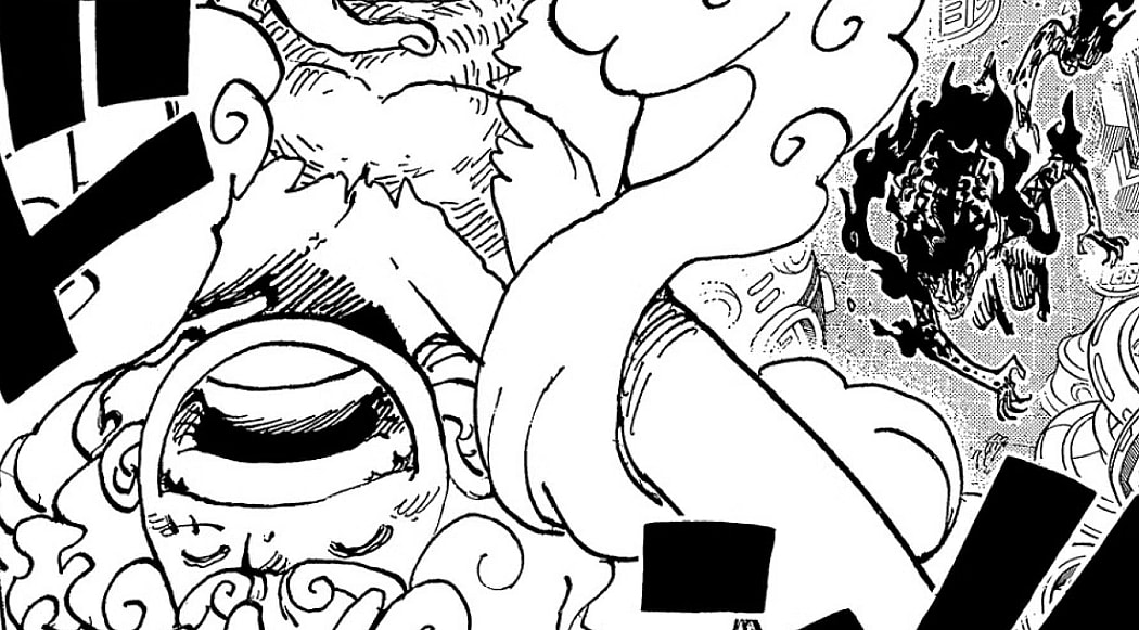 awakened Luffy and Lucci clash