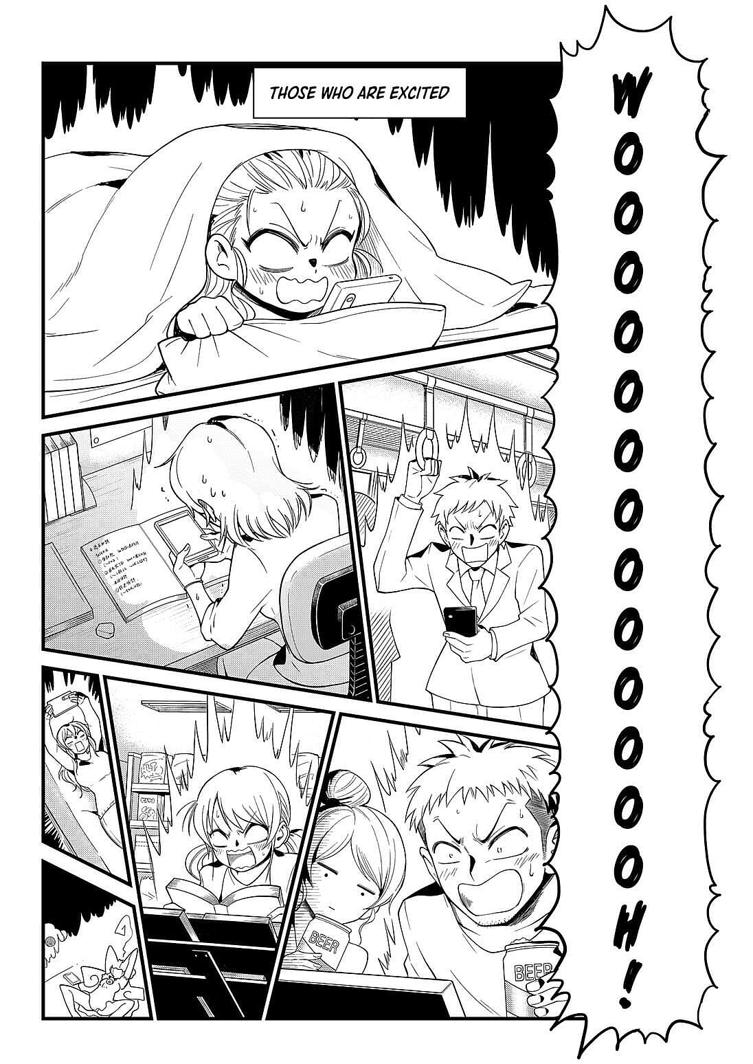 excited manga readers