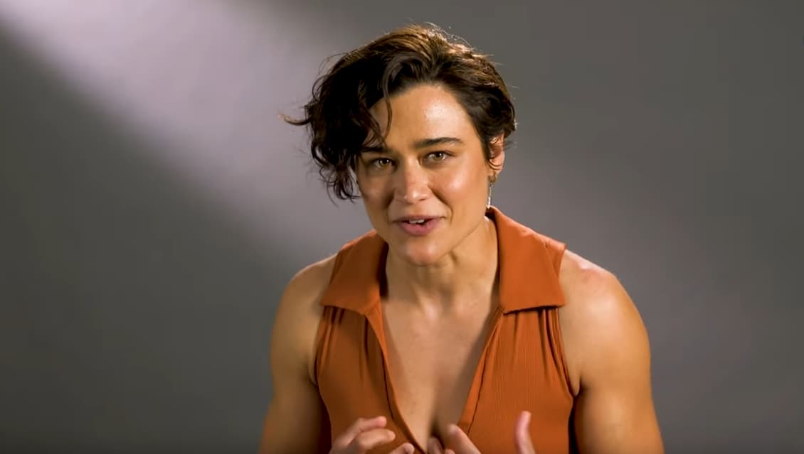  How did Showgirls inspire Katy O'Brian on Love Lives Bleeding?, 
The A.V. Club, via YouTube 