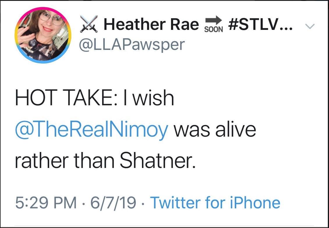 HeatherRae Tweet Against Shatne