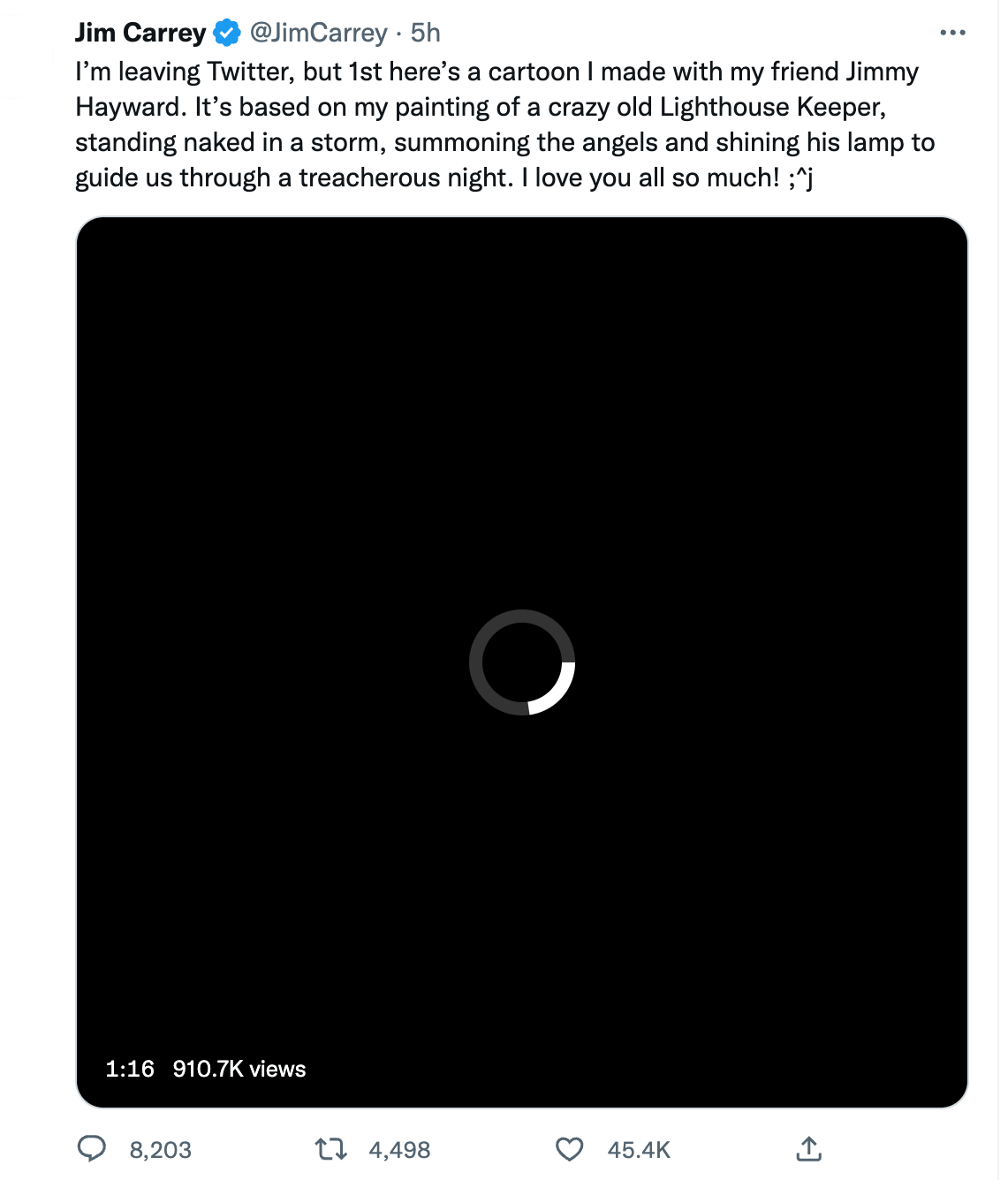 Jim Carrey (@JimCarrey) on Twitter