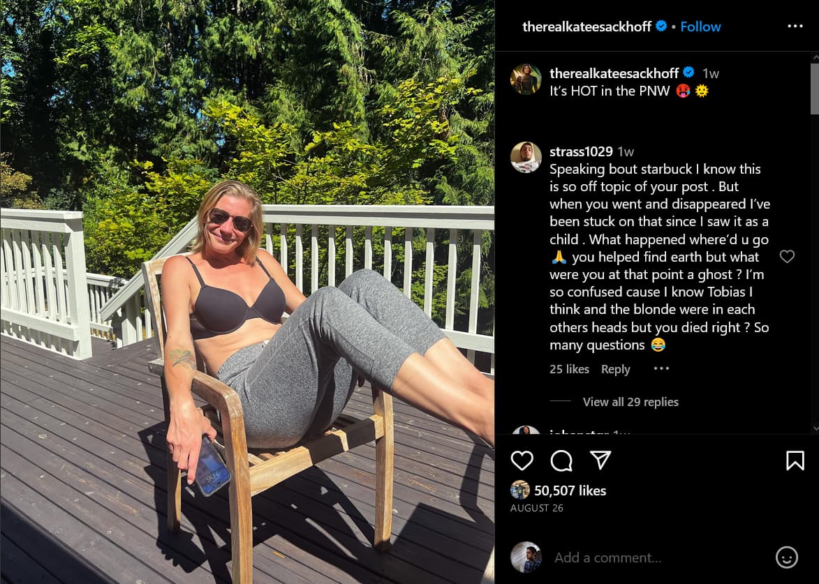 Katee Sackhoff reveals the truth behind Kara 'Starbuck' Thrace's fate in 'Battlestar Galactica' (2003)