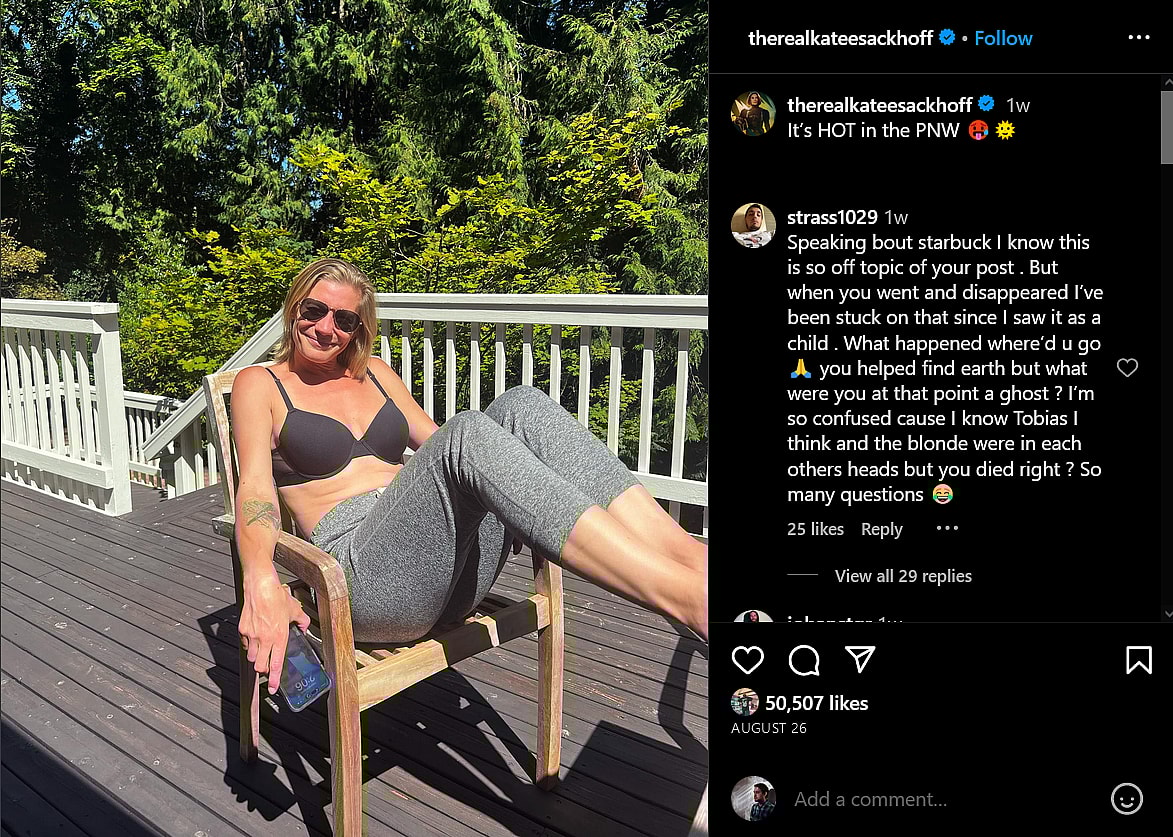 Katee Sackhoff reveals the truth behind Kara 'Starbuck' Thrace's fate in 'Battlestar Galactica' (2003)