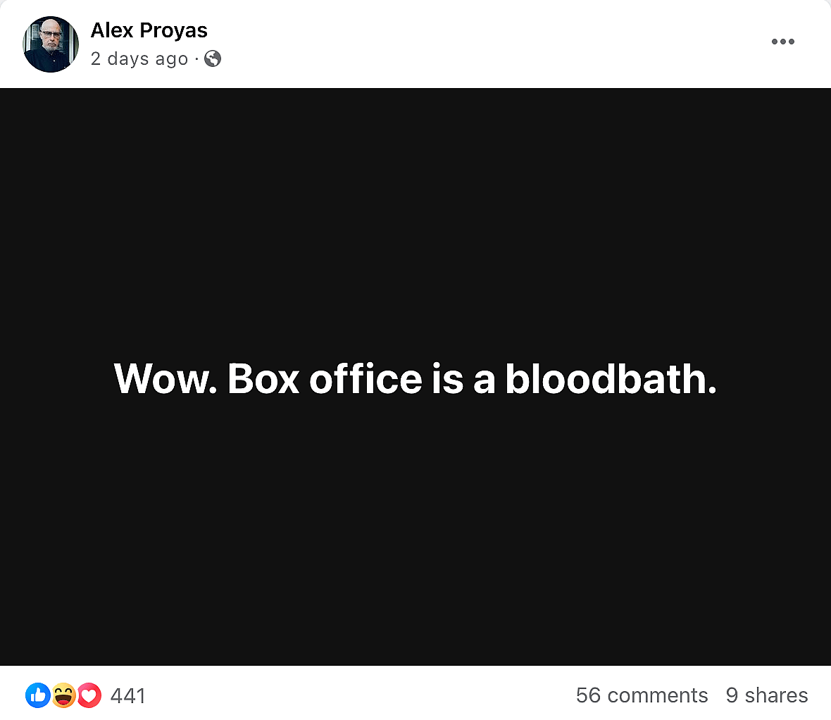 Original 'The Crow' director Alex Proyas laughs at the failure of Lionsgate's 2024 remake.