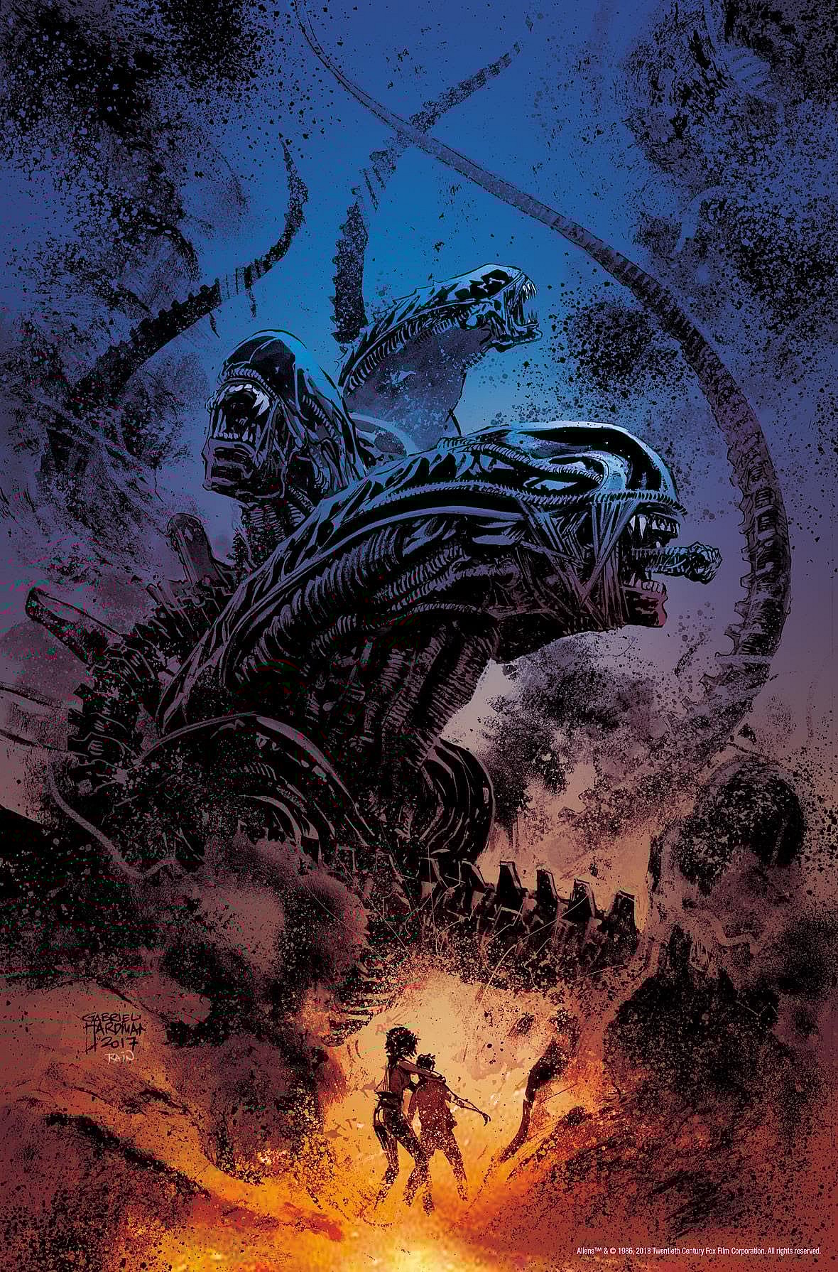 Aliens Dust to Dust #1