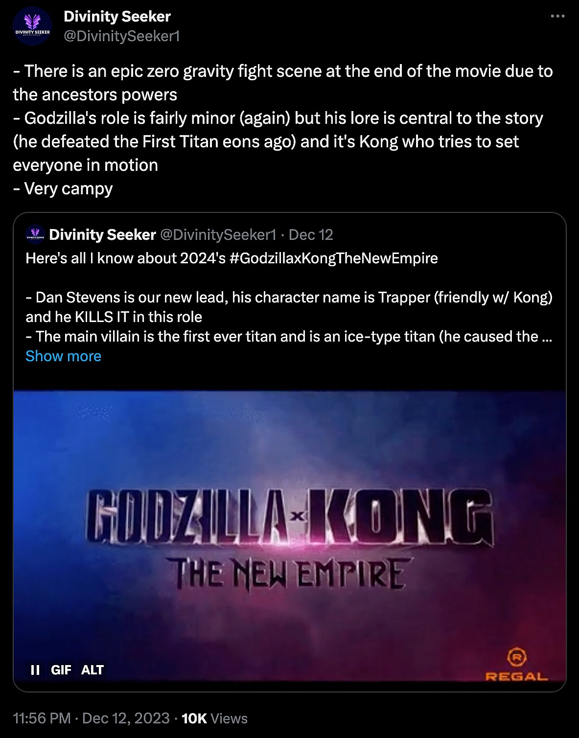 @DivinitySeeker1 on X 