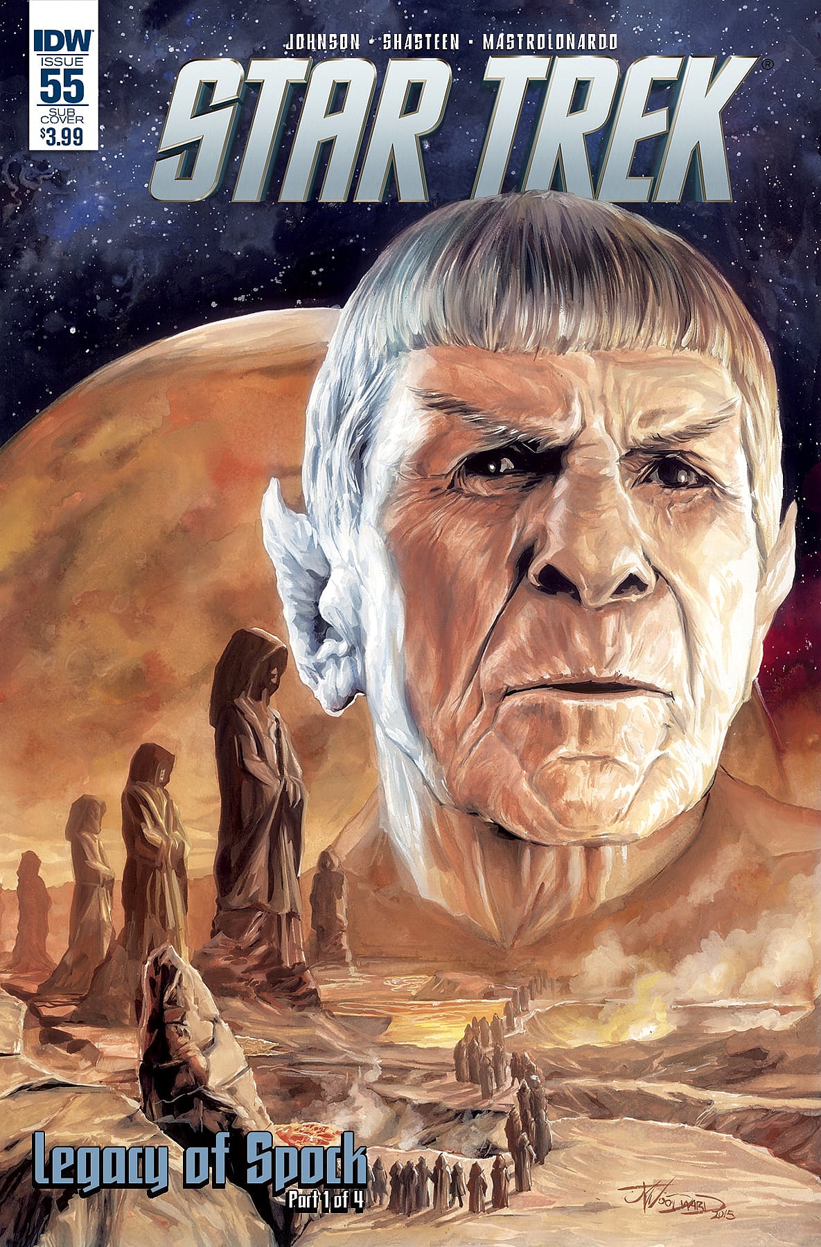 Star Trek #55 Legacy of Spock Part One Cover