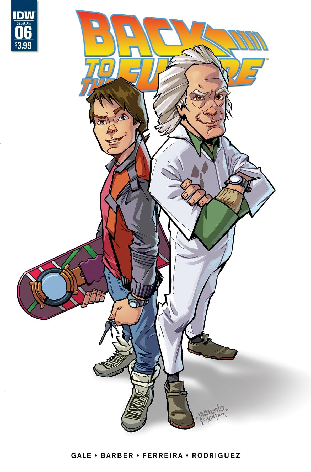 Back to the Future #6 Cover