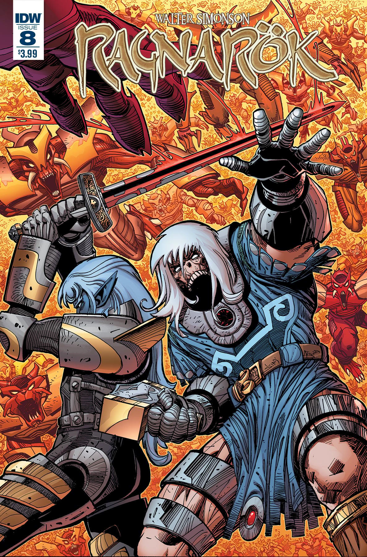 Ragnarok #8 Cover