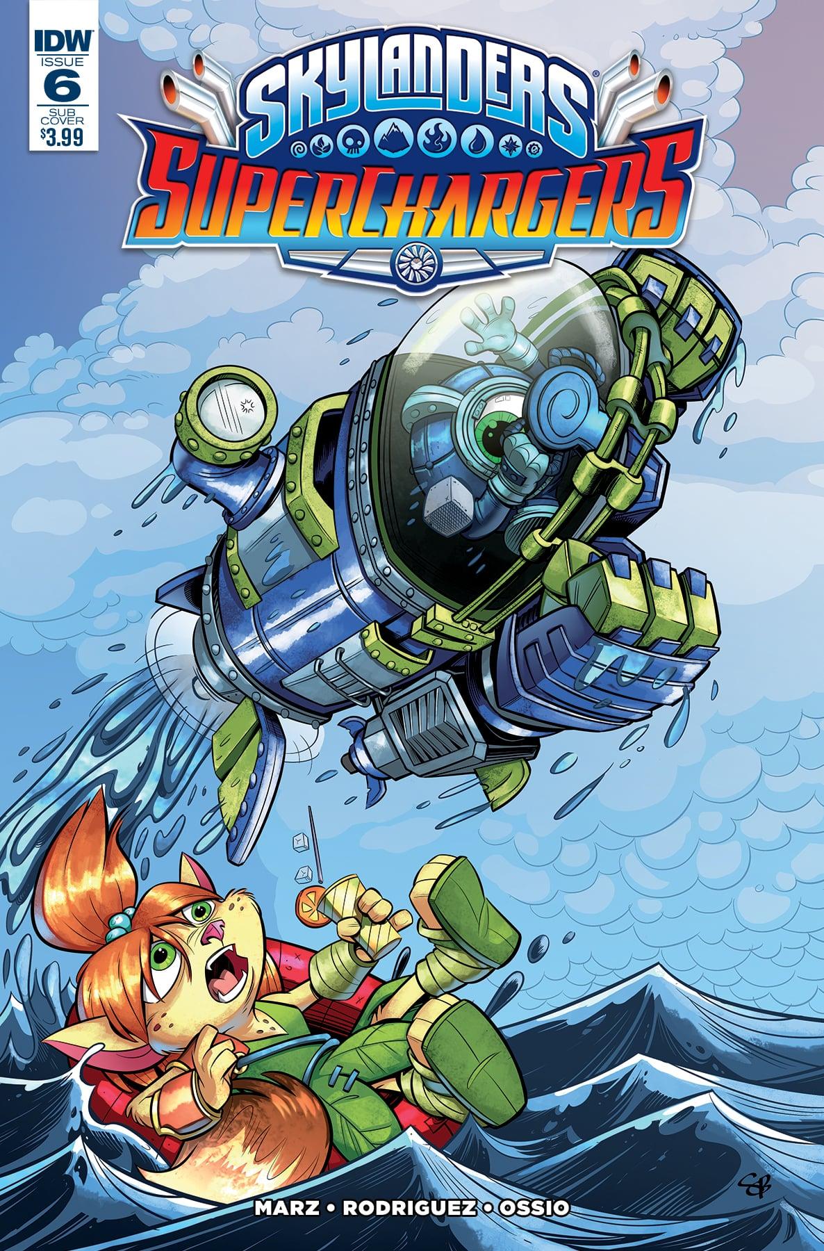 Skylanders Superchargers #6 Cover