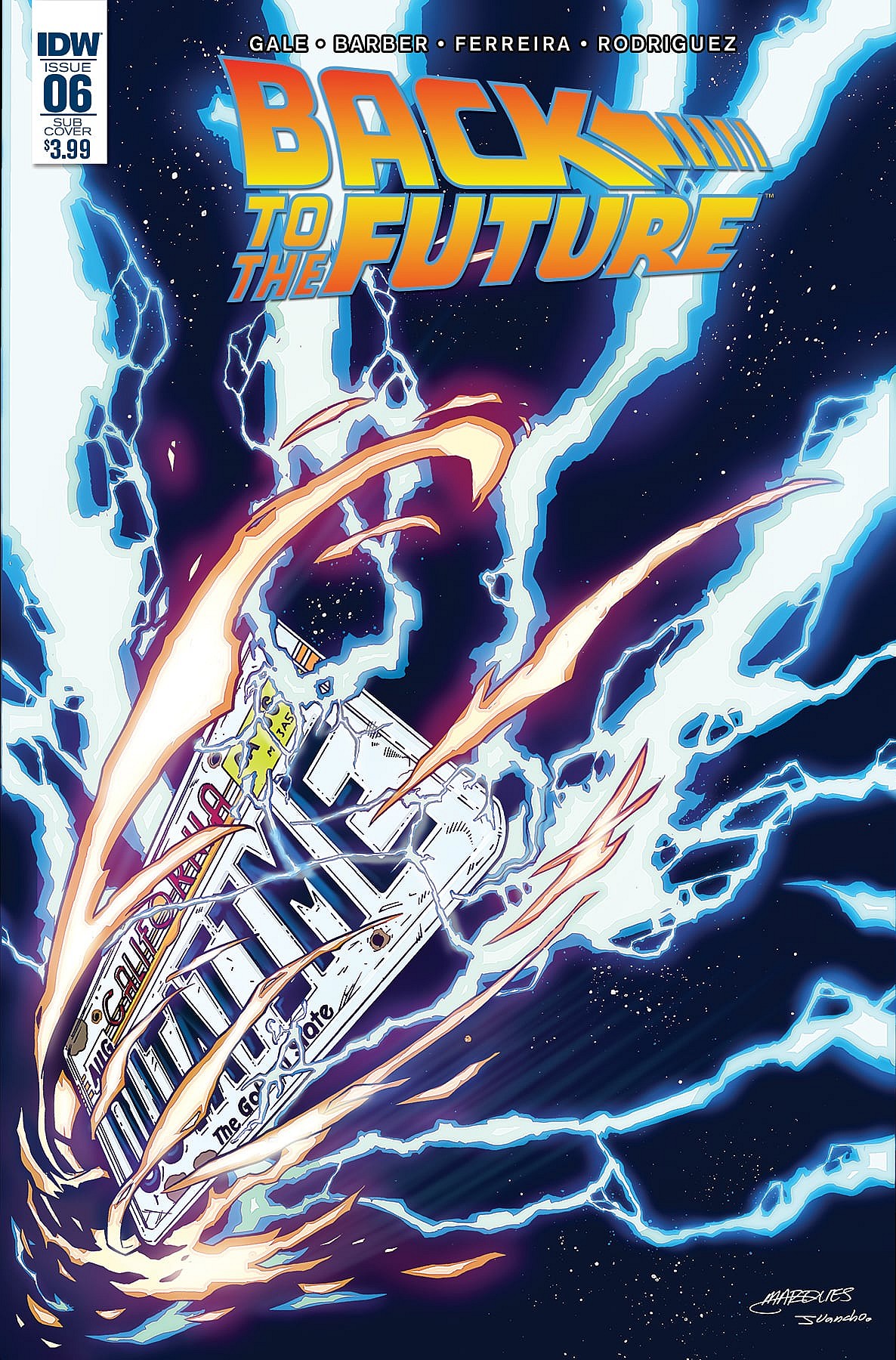 Back to the Future #6 Cover