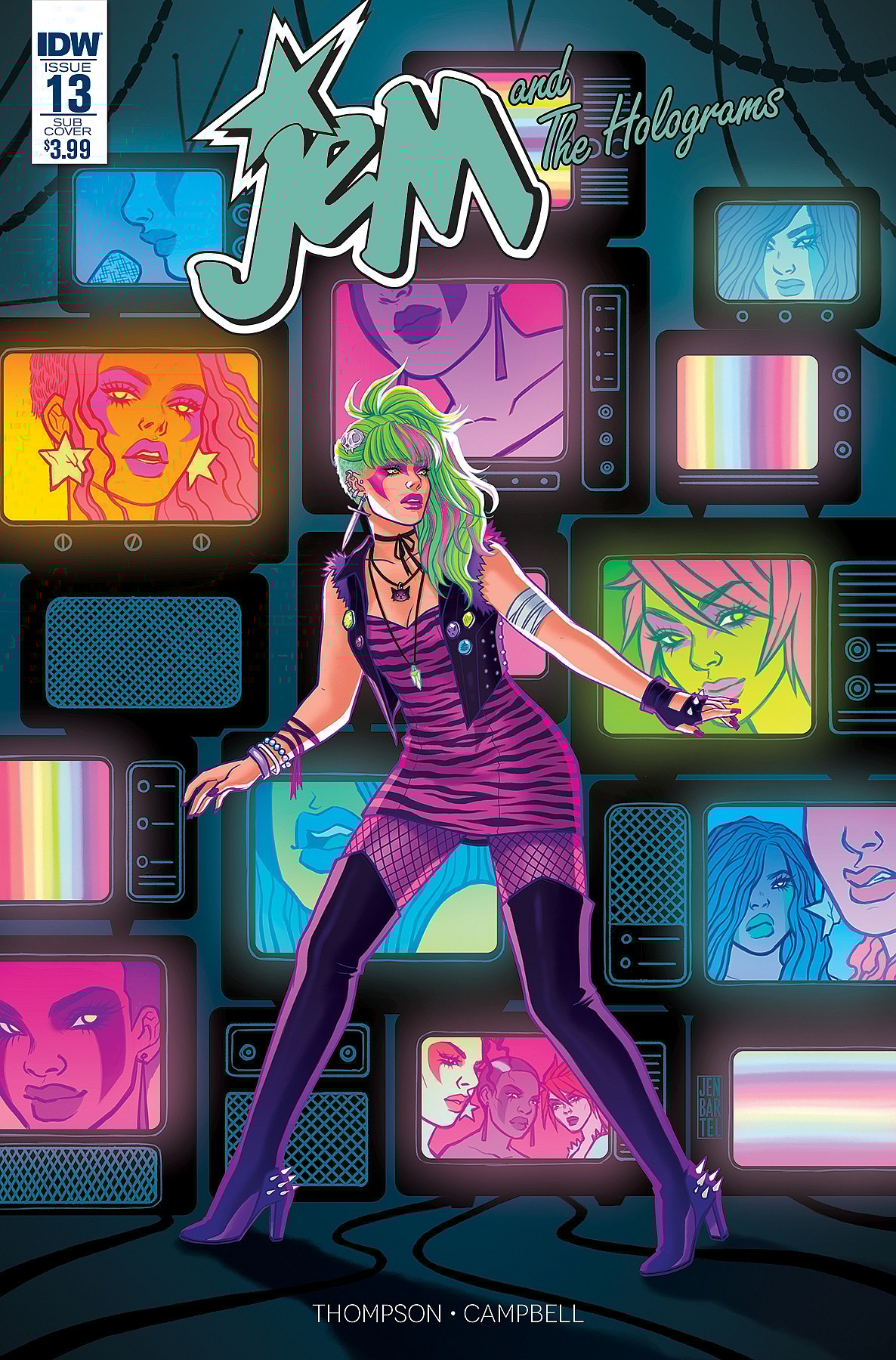Jem and the Holograms #13: Dark Jem, Part 3 Cover