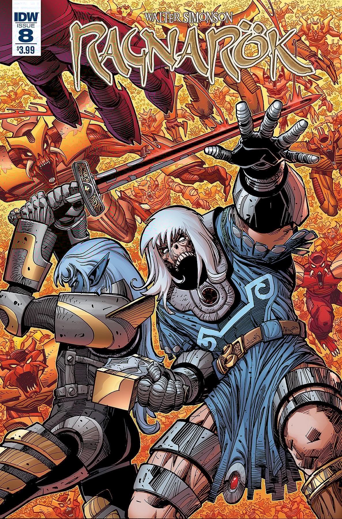Ragnarok #8 Cover