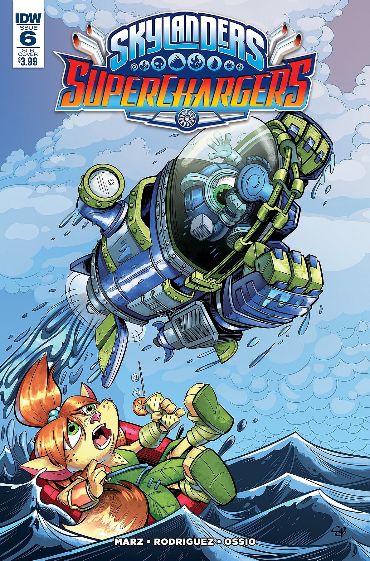 Skylanders Superchargers #6 Cover