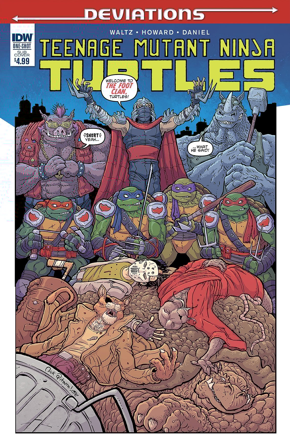 Teenage Mutant Ninja Turtles Deviations Cover