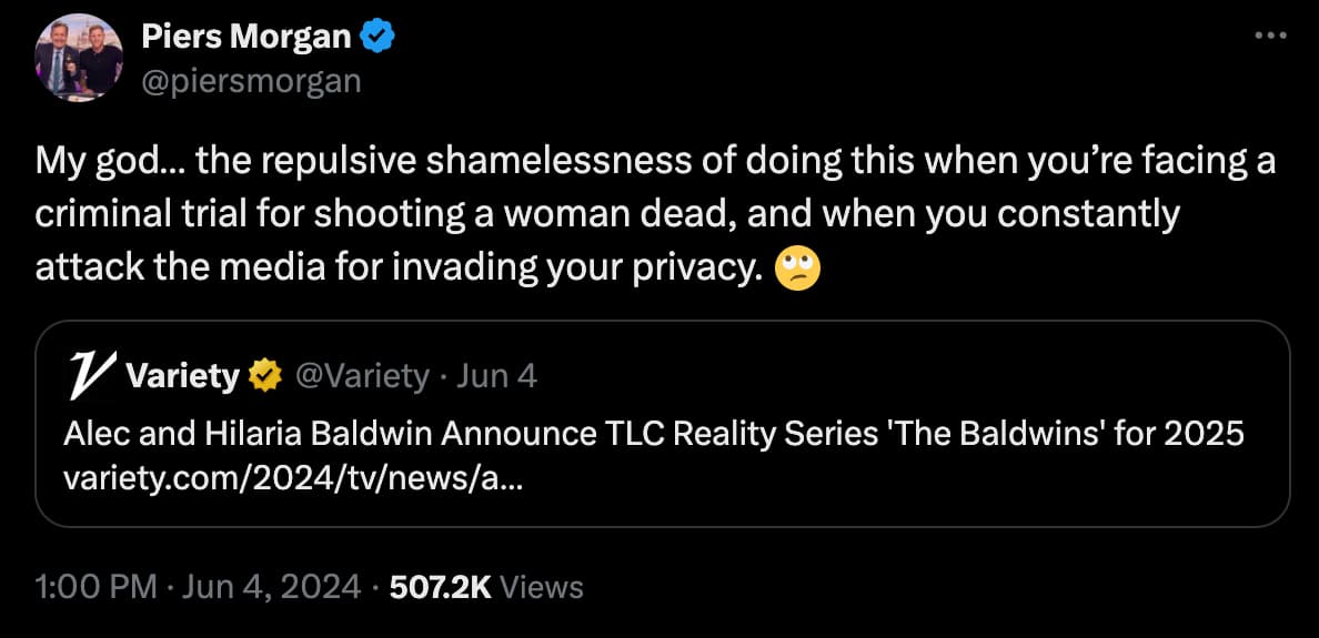 Piers Morgan (@piersmorgan) on X